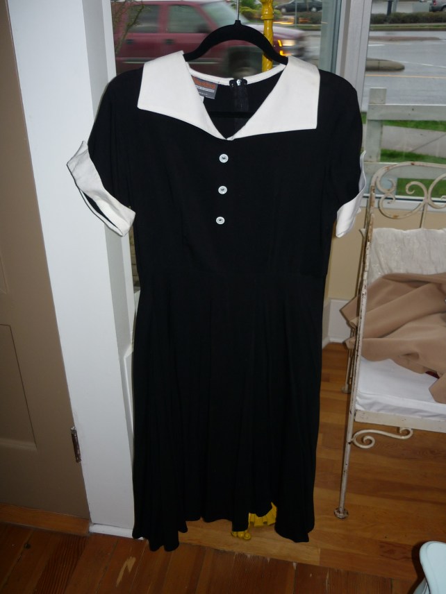 Black and White "I love Lucy" dress.