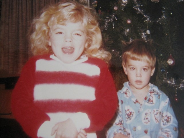 It's little Brianna!  I was born with blonde curly hair.  Well, not born with it, but it came soon enough.  And growing up in the 80s, there was no product and frizzy was A-ok!  I'm so glad we moved beyond that :)