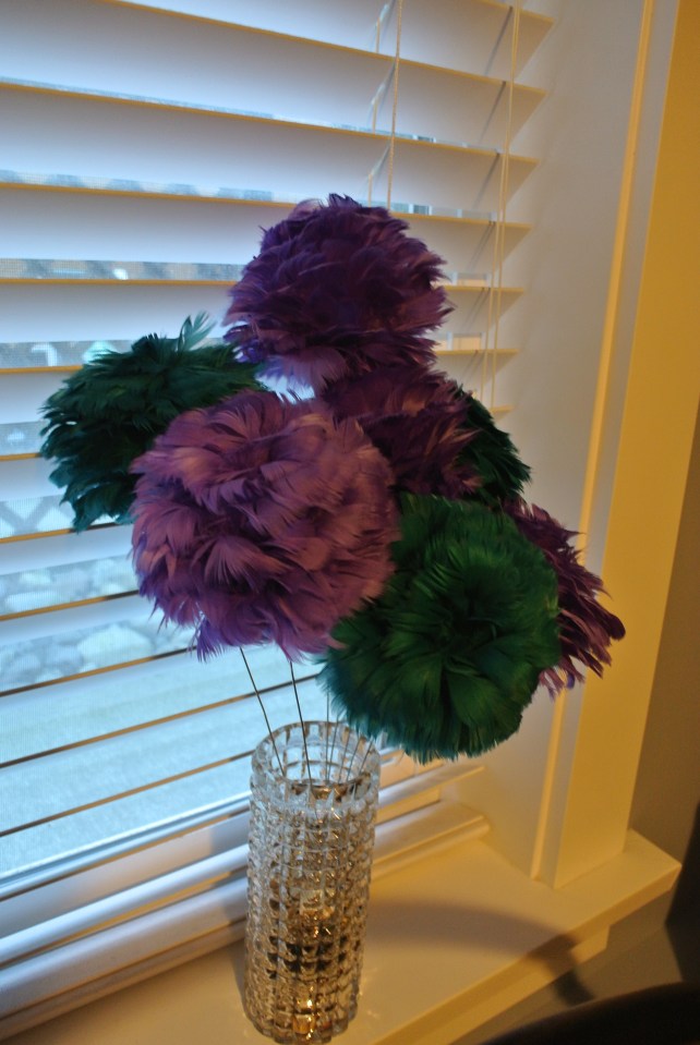 I placed the vase above my headboard on my windowsill