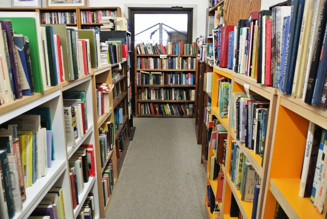 Jeff really liked this place, me notsomuch.  The books looked cool and made a good picture, but the rest was pretty stuffy I thought.  Jeff was all about the car manuals of course, so I had to wait for him for a loooooong time.  Now I know how he feels at like, everywhere else with me ;)