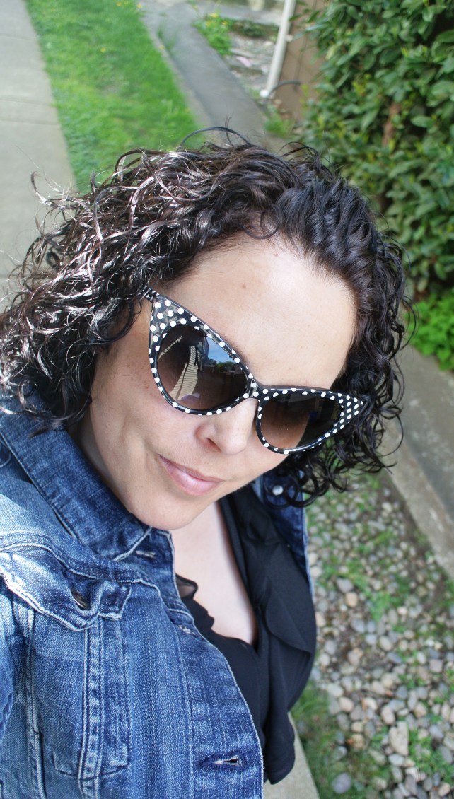 I got these polk-a-dot sunnies off of amazon on the cheap, and I love them! Perfect for funning up an outfit.