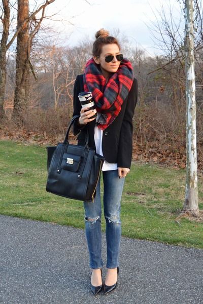 plaid scarf 2