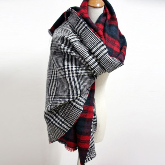 plaid scarf