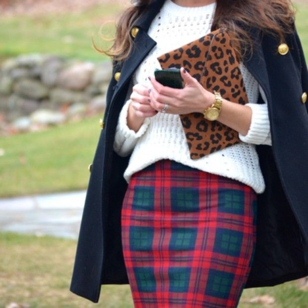 plaid skirt 2