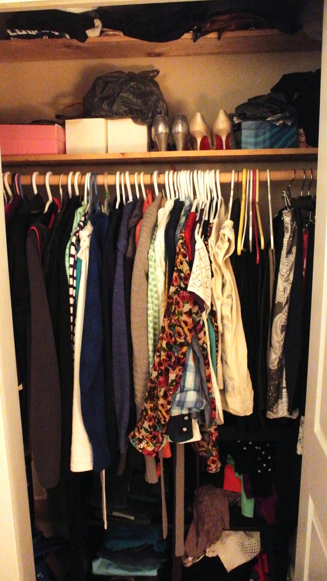 The "Before" closet