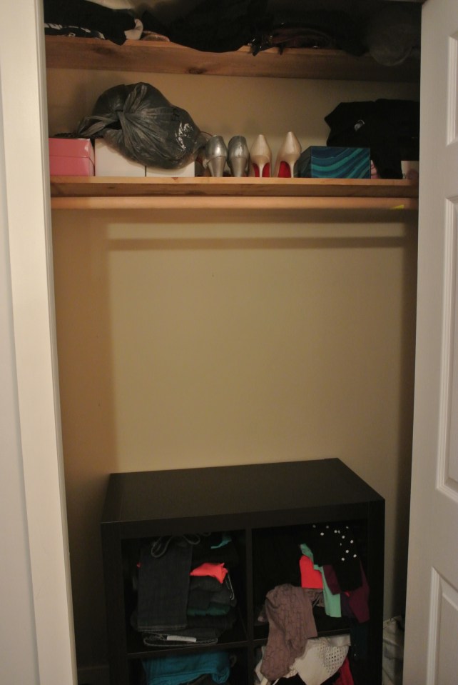 An empty closet is a little sad, non?