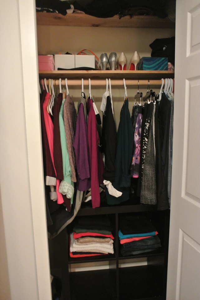 And the keeper clothes go back in the closet, all pretty-like.