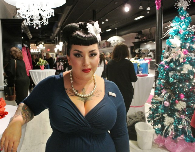 And a beautiful shop lady: love her tattoos and hair!