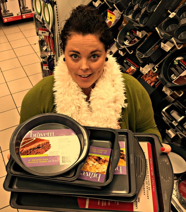 And because his appetite was not yet sated for many types of hardwares, Jeff then took us to Canadian Tire, where we bought pans that were on sale.