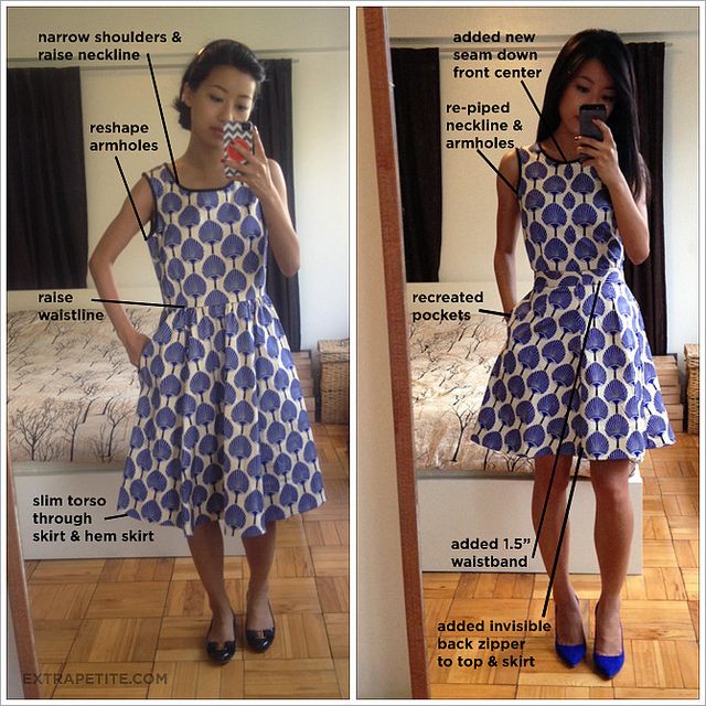 Turn a dress from frumpy to fabulous.