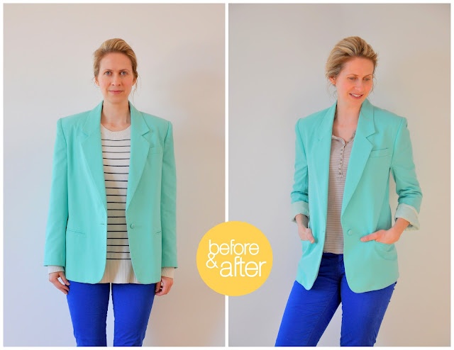 Fit your blazer to your frame.