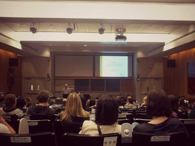 My view of the action.