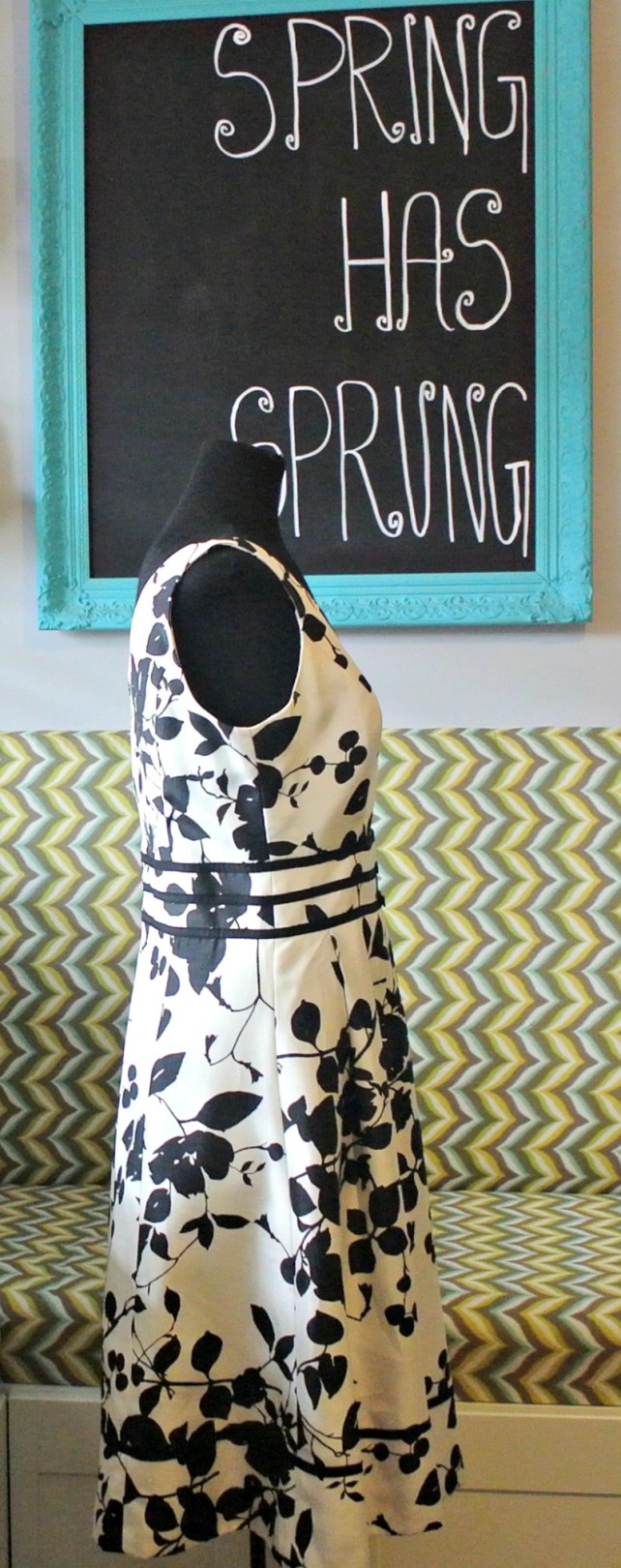 Black floral dress 2