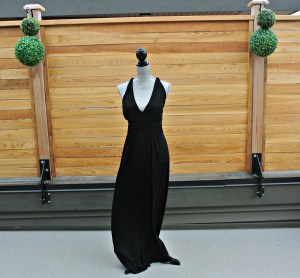 sc black halter maxi